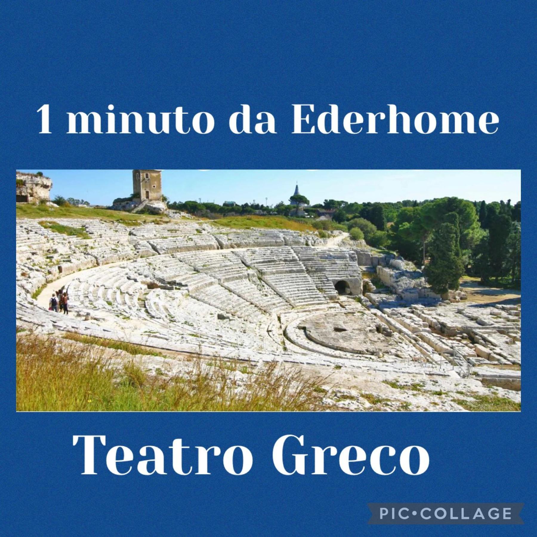 Eder Home A Un Passo Dal Teatro Greco Syracuse Exteriér fotografie